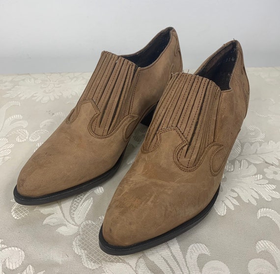 Women's leather Dingo shoes, Brown leather shoes,… - image 8