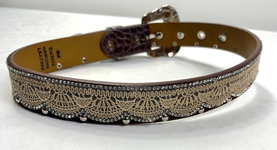 Women’s studded belt, Fashion belt, Leather bling… - image 6