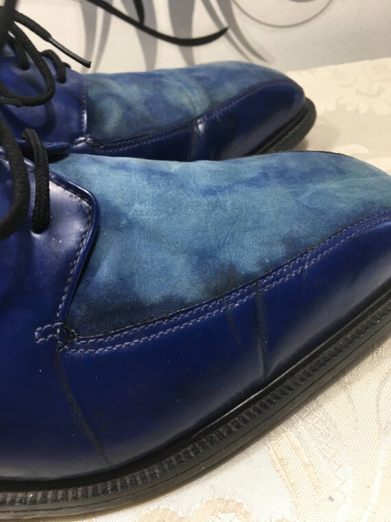 Men's blue shoes, Blue Dress shoes, Men's lace up… - image 7