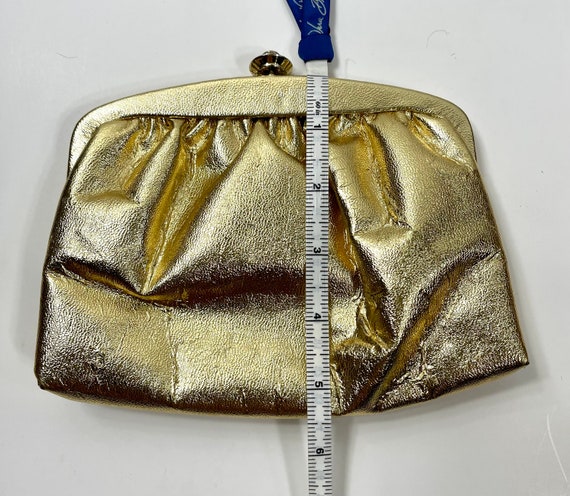 Gold purse, Formal purse, Vintage purse, Evening … - image 4