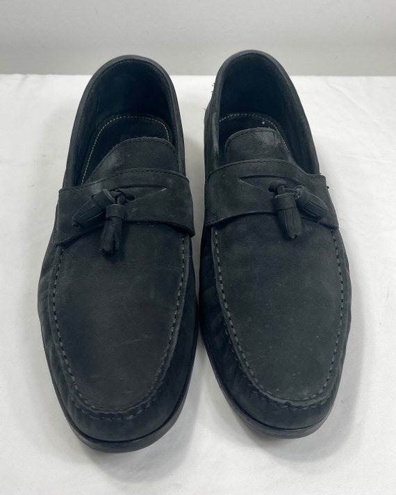 Men's black loafers, Leather loafers, Tassel loaf… - image 2