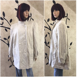 White wool coat, White Pea coat, Warm coat, Winter coat, Plus size coat, Fancy coat, Pea coat, Wool coat
