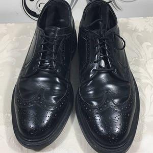 Men's wingtip shoes, Vintage loafers, Men's lace up shoes, Men's leather shoes, Slide on shoes, Rockabilly shoes, Hard sole shoes image 2