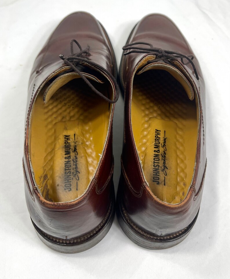 Zapatos con cordones para hombre, mocasines de cuero, mocasines marrones, zapatos de cuero para hombre, zapatos de talla 10 1/2, desliza los zapatos, imagen 7