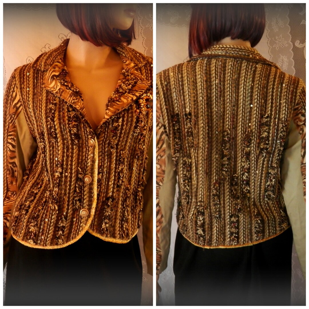 Dress up Coat, Pattern Jacket, Office Jacket, Office Coat, Unique