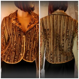 Abrigo de vestir, Chaqueta de patrón, Chaqueta de oficina, Abrigo de oficina, Chaqueta única, Abrigo con cuello, Abrigo con cuentas, Chaqueta marrón