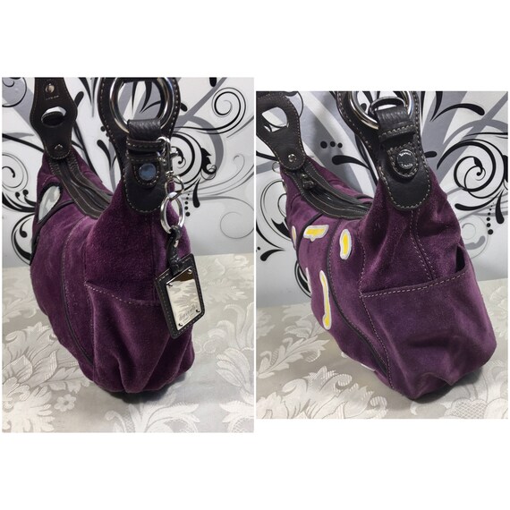 Kate Spade Designer Purple Pebble Leather Satchel Style Pocketbook MINT |  eBay