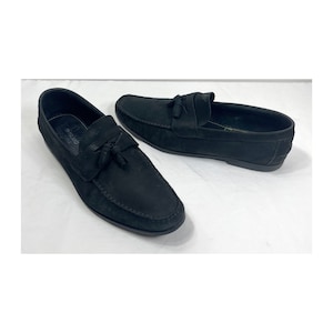 Men&#39;s black loafers, Leather loafers, Tassel loafers, Men&#39;s leather shoes, Men’s Black suede shoes, Slide on shoes