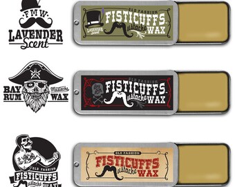 Fisticuffs Mustache Wax 3 Pack
