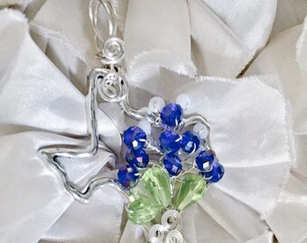 Texas Bluebonnet Pendants