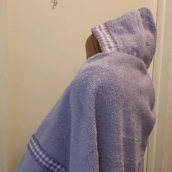 100% Cotton Hooded (full size) Bath Towels, Older Kids 30" x 60"