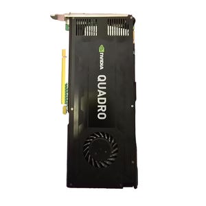 May include: A black NVIDIA Quadro graphics card with a single fan. The card has a green NVIDIA logo and the text "QUADRO" printed on it.