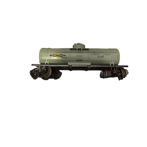 Lionel Lines Sunoco Tanker Car 6035 Green Model Train