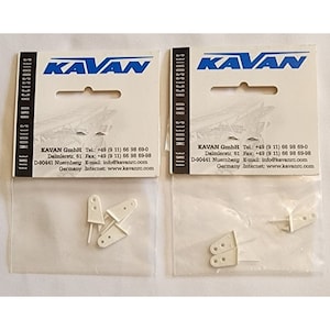 2 Packages Kavan Slowflyer Ruderhorn 1,2MM 3 ST/PCS Control Horn 6386 For R/C Plane