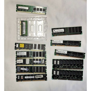 Lot of Twelve RAM Untested Memory Cards