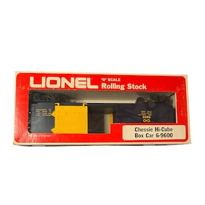 Lionel O Scale Chessie Hi-Cube Box Car 6-9600 Model Train Rolling Stock