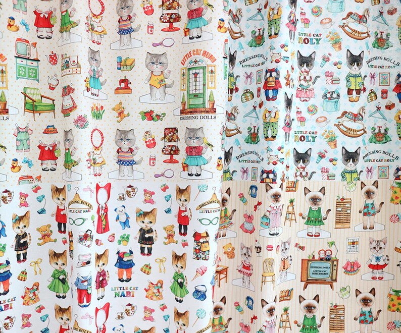 Fabric for Quilting&Sewing Paperdoll 1 110x90cm, cotton 100% image 10