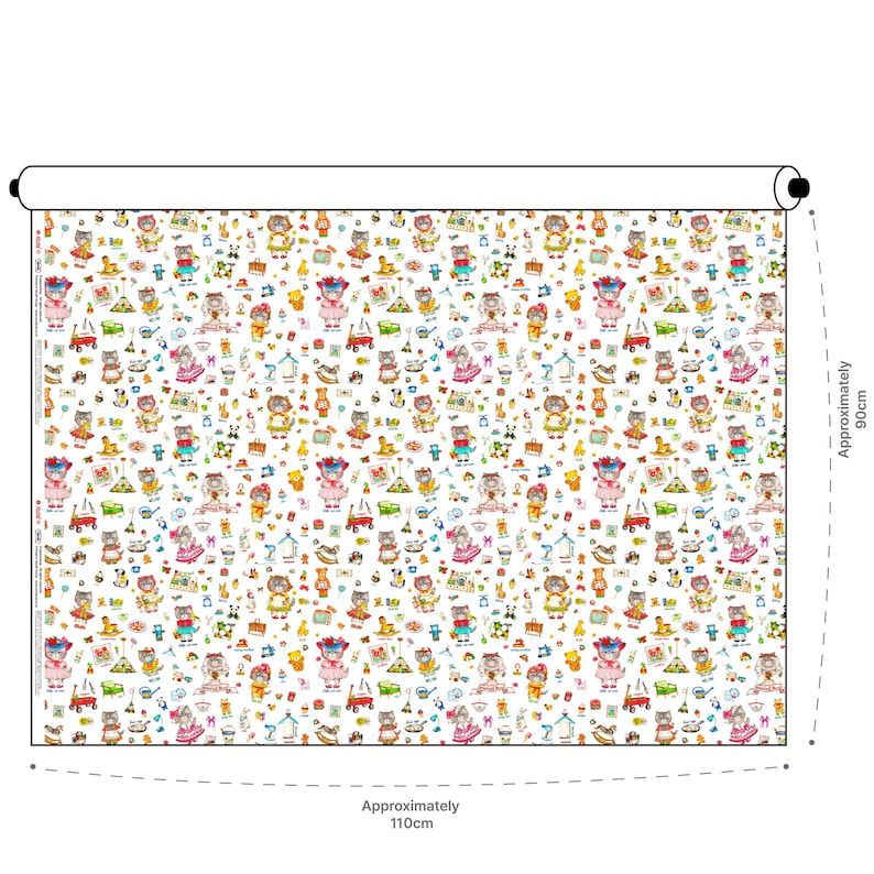 Rumi Pattern Color Fabric for Quilting&sewing