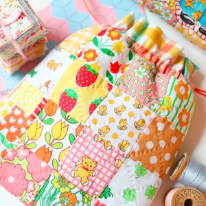 F015 Cute Strawberry 45×35cm Cotton Fabric For Doll Clothes Sewing Dol – i  Sew For Doll
