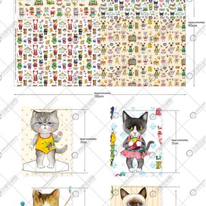 Fabric for Quilting&Sewing Paperdoll 1 110x90cm, cotton 100% image 2