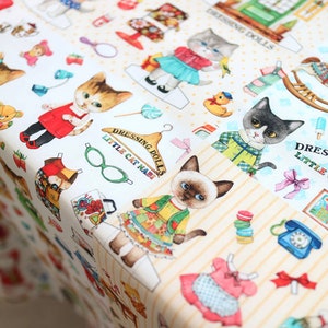 Fabric for Quilting&Sewing Paperdoll 1 110x90cm, cotton 100% image 3