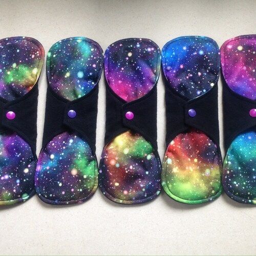 Cloth Menstrual Pads 6 Sizes 14 Colors Pantiliner Regular Etsy