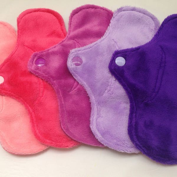 Minky Cloth Pads Etsy