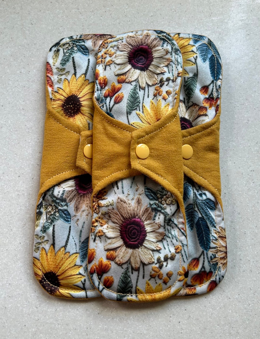 Cloth Pads Organic Flannel Top Menstrual Pads Organic Core Reusable