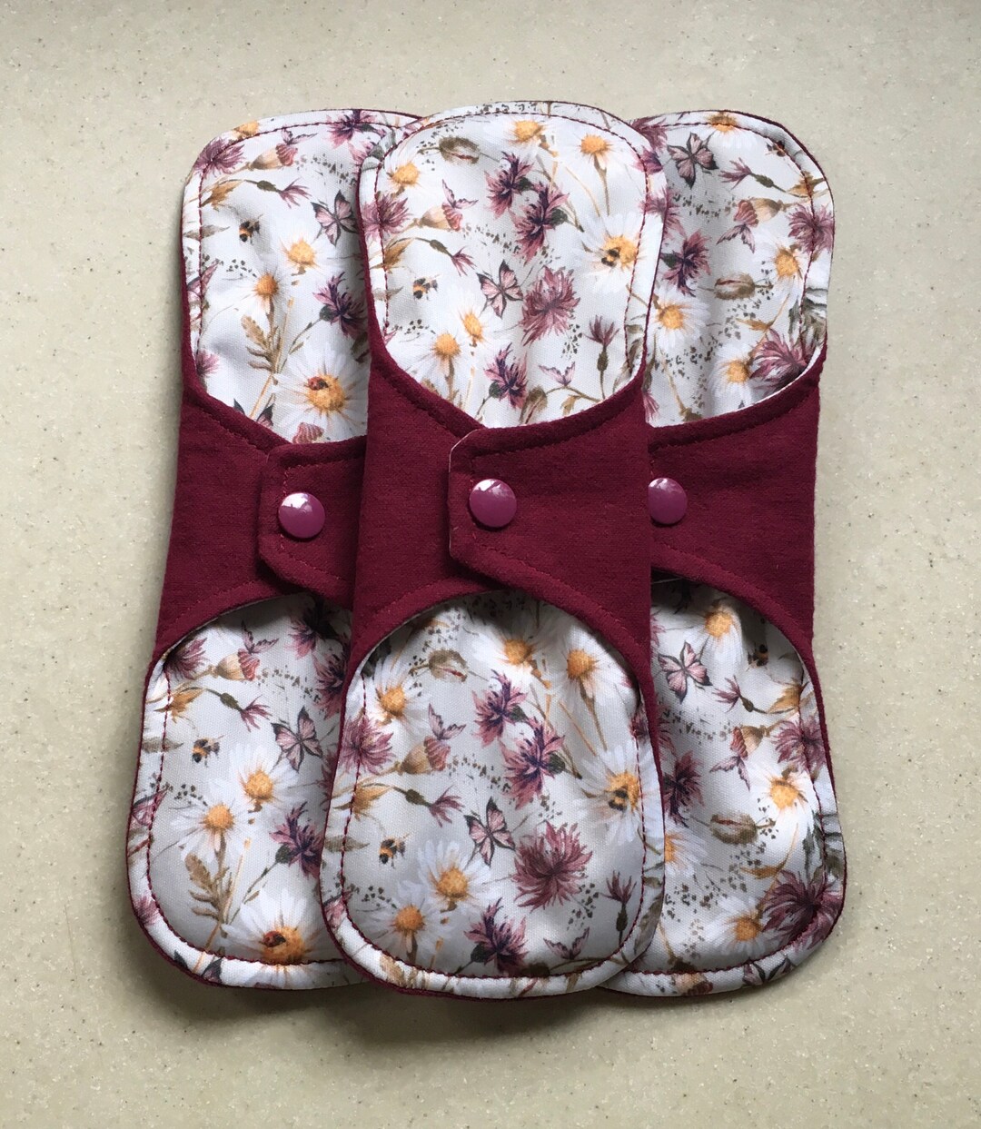 Cloth Pads Organic Flannel Top Menstrual Pads Organic Core Reusable