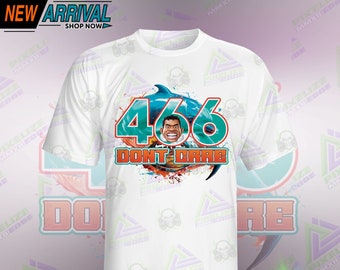 Fun and Playful Dolphins 466 Don't Care T-Shirt by PixelizeEdge - Perfect for Tua Fans!