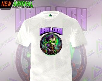 Chibi Warlock T-shirt , Warlock T-shirt, Chibi T-Shirt, Unisex Graphic Tee, Wow Anime T-shirt,  DpsT-shirt