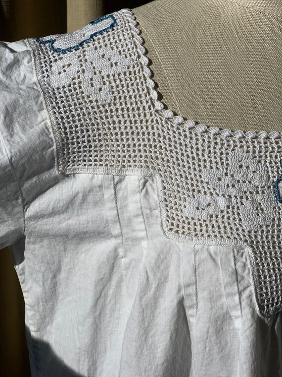 Antique Edwardian cotton dress boho chic - image 7