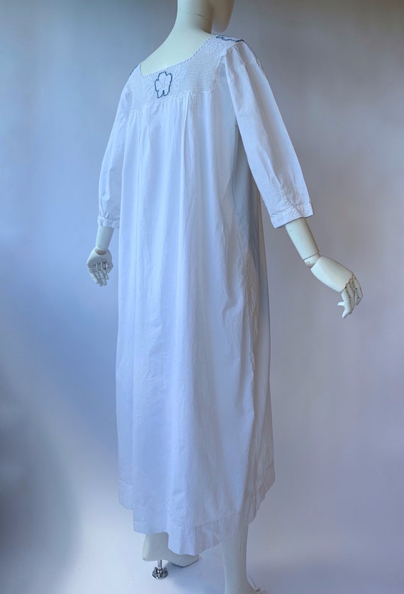 Antique Edwardian cotton dress boho chic - image 3