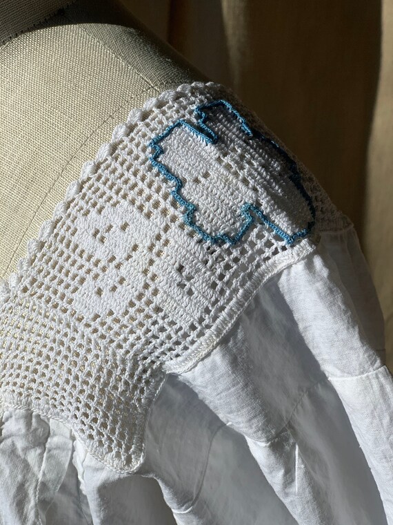 Antique Edwardian cotton dress boho chic - image 8