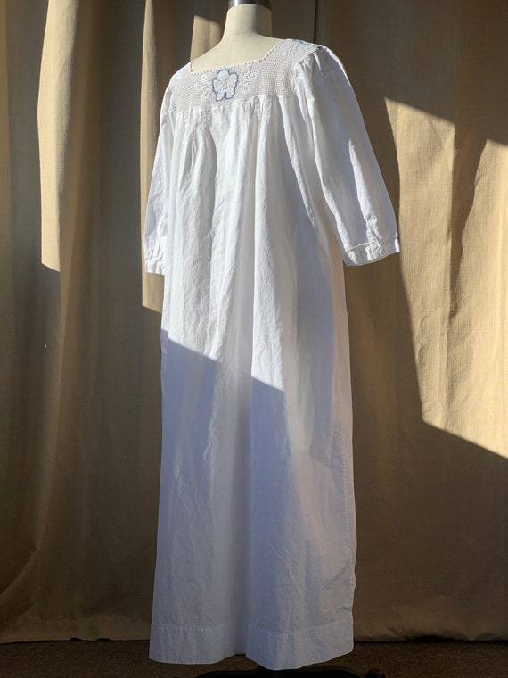Antique Edwardian cotton dress boho chic - image 5