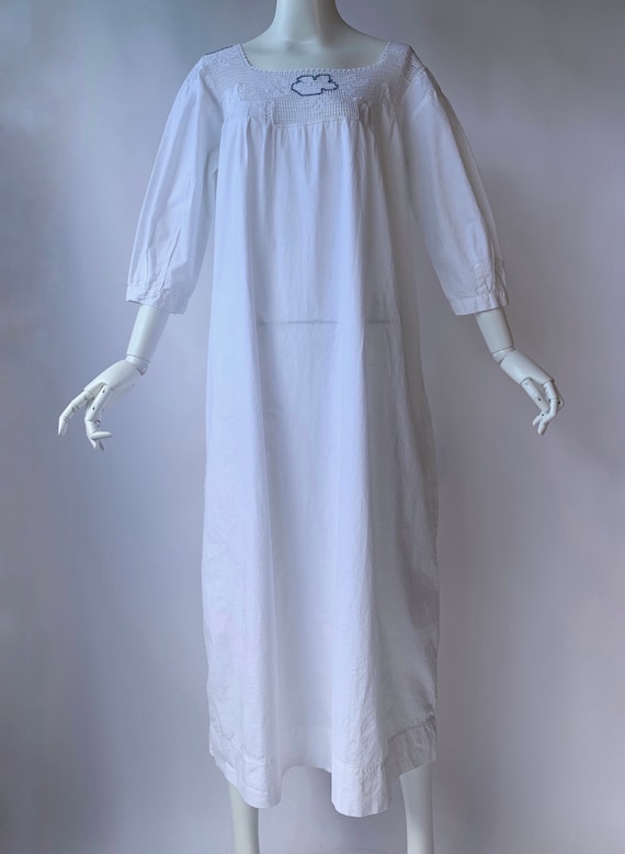 Antique Edwardian cotton dress boho chic - image 10