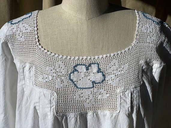 Antique Edwardian cotton dress boho chic - image 6