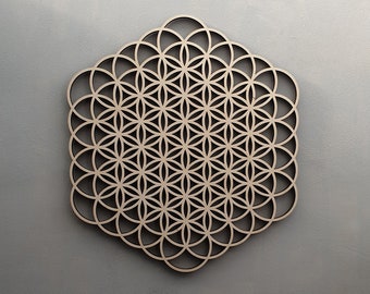 Flor de la Vida con 61 círculos