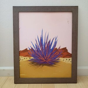 Blue Desert Bush | Art Print & Digital Download