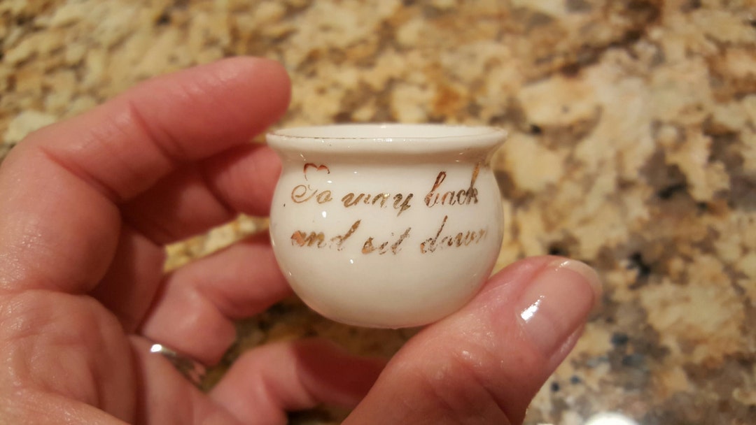 Tiny Vintage Potty Made in Germany Etsy