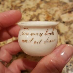 Tiny Vintage Potty Made In Germany