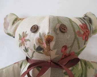 ABIGAIL; A vintage-style "rag doll" bear, cuddly as can be!