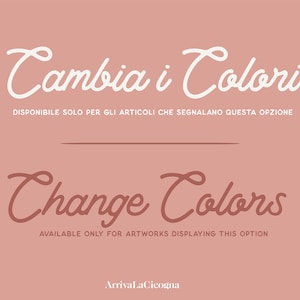 Change the colors or the artwork you want to buy. Optional service available only on selected items.
