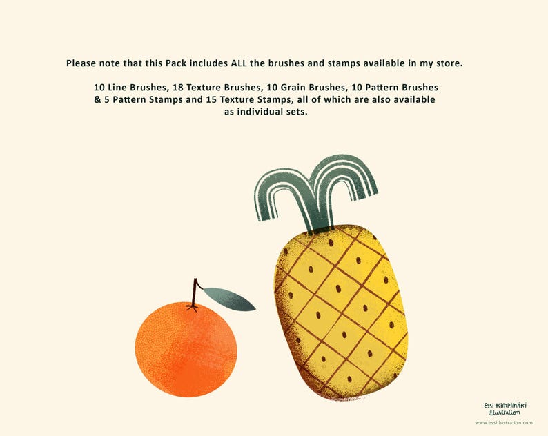 Pacote definitivo de pincéis e carimbos de textura para Procreate: Linha, Grão, Padrão, Textura. 48 pincéis, 20 carimbos. imagem 11