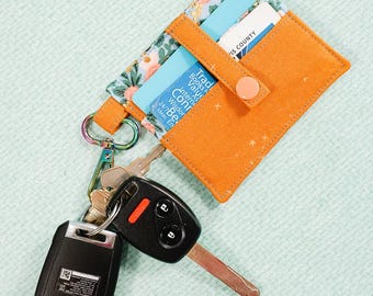 Keychain Card Wallet Sewing Pattern: Beginner PDF Project (Digital Download)