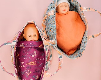 Patrón de costura para cesta de muñeca: Proyecto para principiantes (Patrón en PDF)