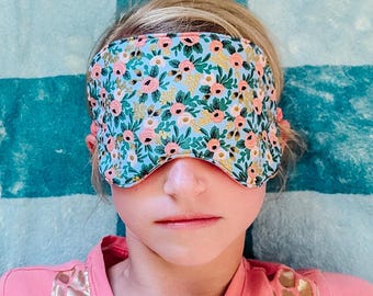 Modello di cucito per mascherina da notte in formato PDF: progetto per principianti (download digitale)