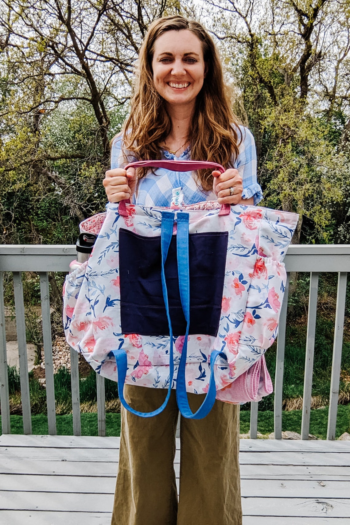 DIY Beach Tote Sewing Pattern – Pool Bag With Pockets (PDF Pattern) - Etsy