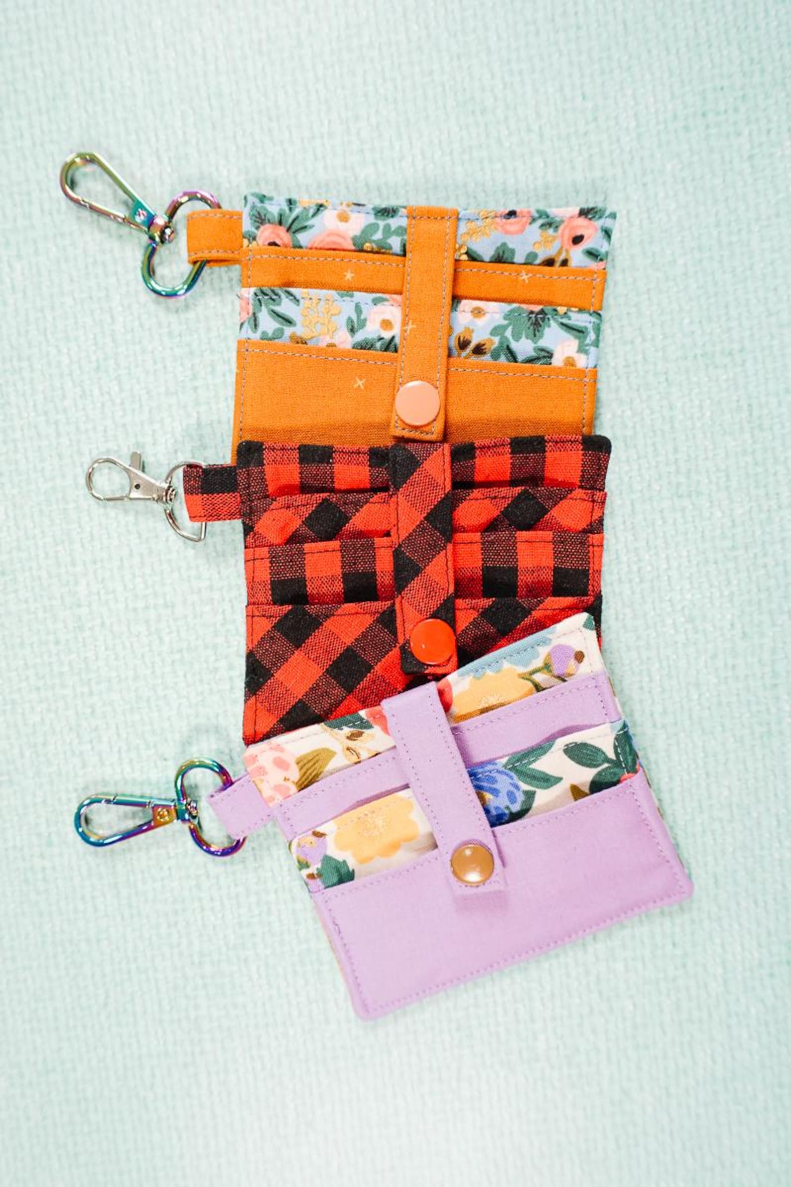 Keychain Card Wallet Sewing Pattern: Beginner PDF Project (digital ...