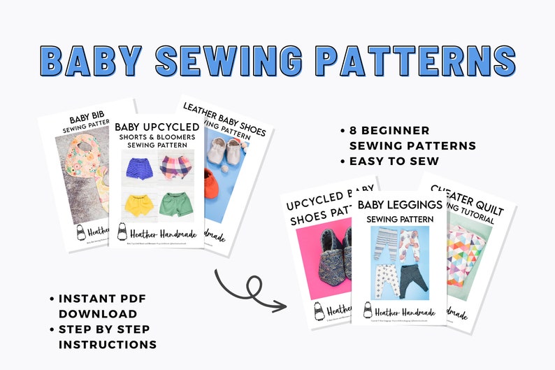 Baby PDF Sewing Pattern Bundle Beginner Sewing Projects - Etsy